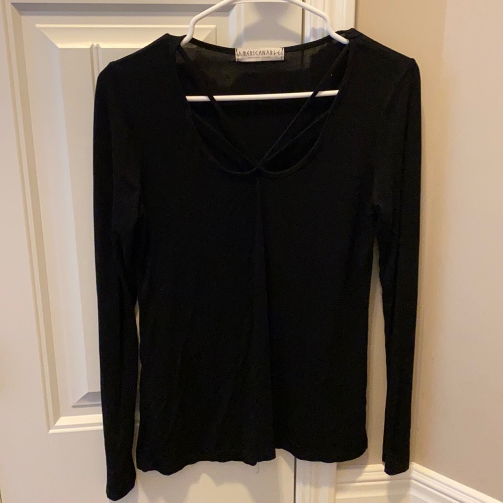 American Able Black Long Sleeve size small